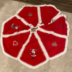 Christmas tree skirt.